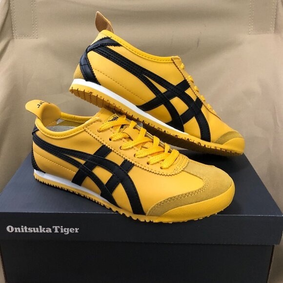 Onitsuka Tiger by Asics Yellow and Black Sneakers - Picture 2 of 9
